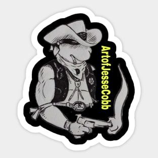 Cowboy Don Sticker